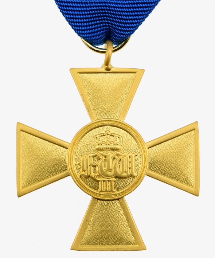 Prussia service award for 25 years of service for officers 1825 (2nd form around 1840)